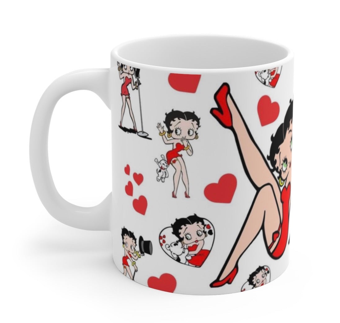 Betty Boop Ceramic Mug, Tea Coffee Hot chocolate Cold drinks for teenager for mum for aunty for friend