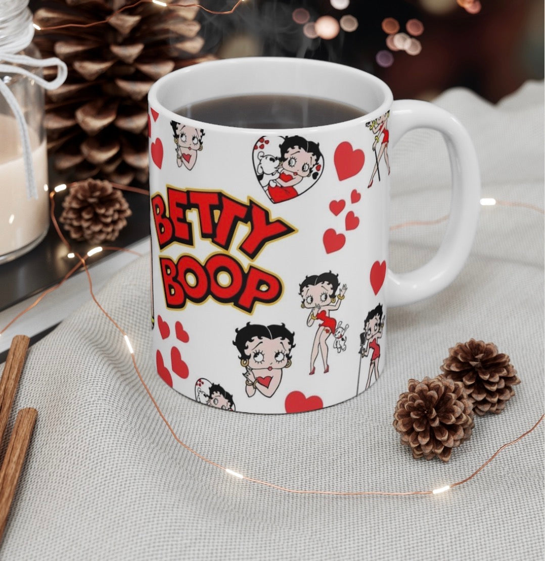 Betty Boop Ceramic Mug, Tea Coffee Hot chocolate Cold drinks for teenager for mum for aunty for friend