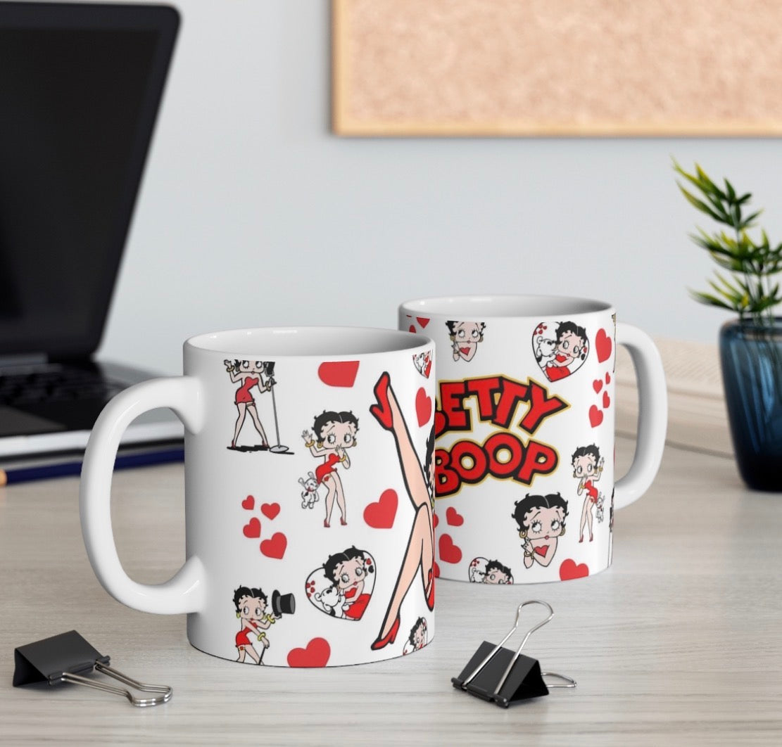 Betty Boop Ceramic Mug, Tea Coffee Hot chocolate Cold drinks for teenager for mum for aunty for friend
